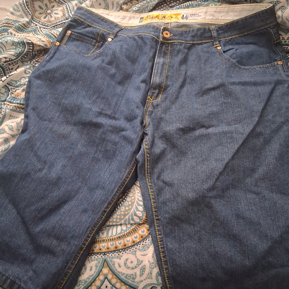 Pepe Jeans Dark Blue Denim with Yellow Accents - Picture 3 of 7